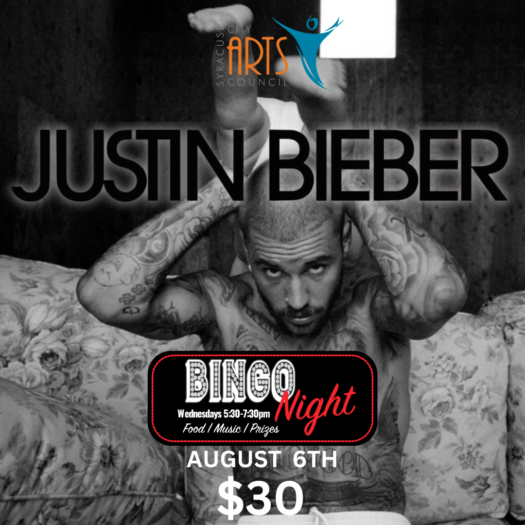 Syracuse Arts Justin Bieber "SWAG" Bingo and Dinner - August 6th