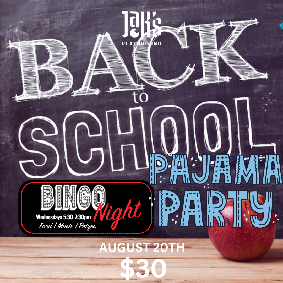 Back To School Bingo and Dinner - August 20th