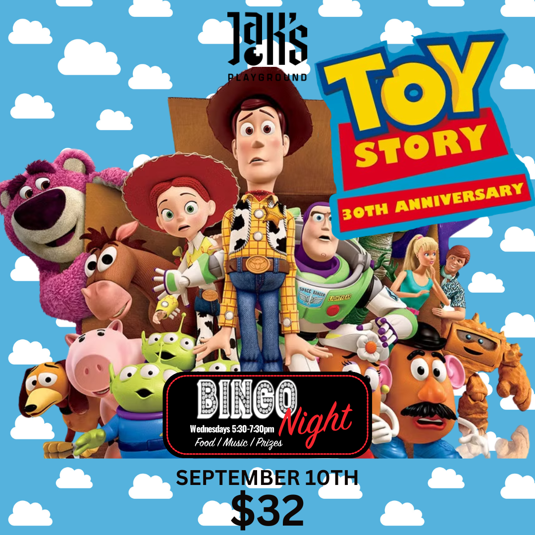 Toy Story Bingo and Dinner- September 10th