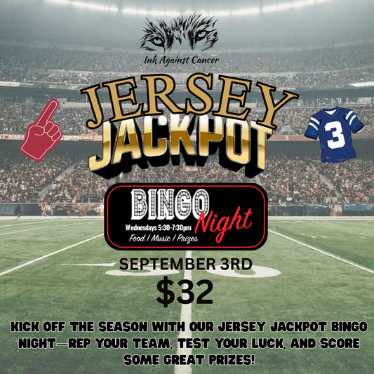 Jersey Jackpot Bingo and Dinner - September 3rd