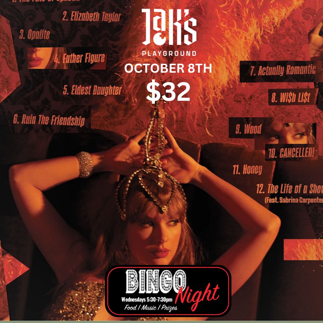 Life of a Showgirl Bingo and Dinner - October 8th