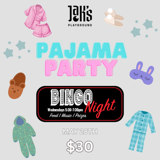 Pajama Party Bingo & Dinner - May 28th