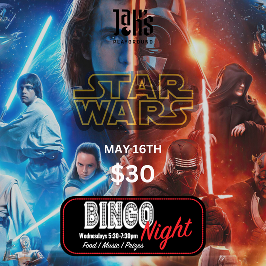 Starwars Bingo Night & Dinner - May 16th
