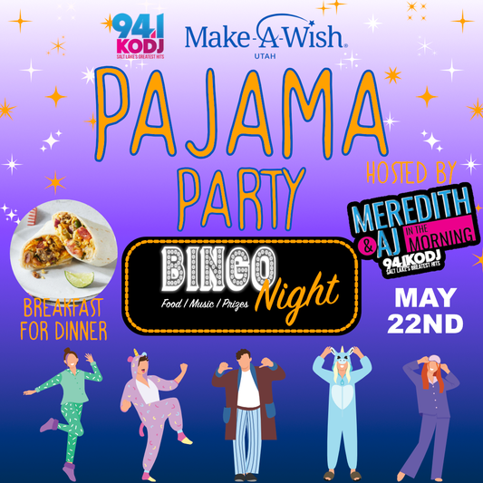Pajama Party Bingo Night & Dinner - May 22nd