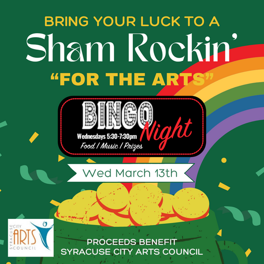 Sham Rockin' For the Arts Bingo Night & Dinner - March 13th