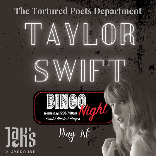 Taylor Swift bingo Night - May 1st